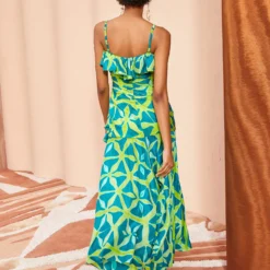 ULLA JOHNSON Zoya Dress - Citrine -Cheap Style Qube Store ULLA JOHNSON Zoya Dress CITRINE 04